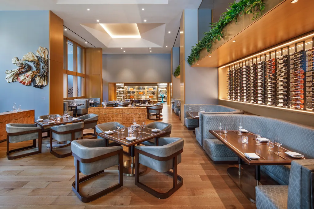Dining area at Yolan